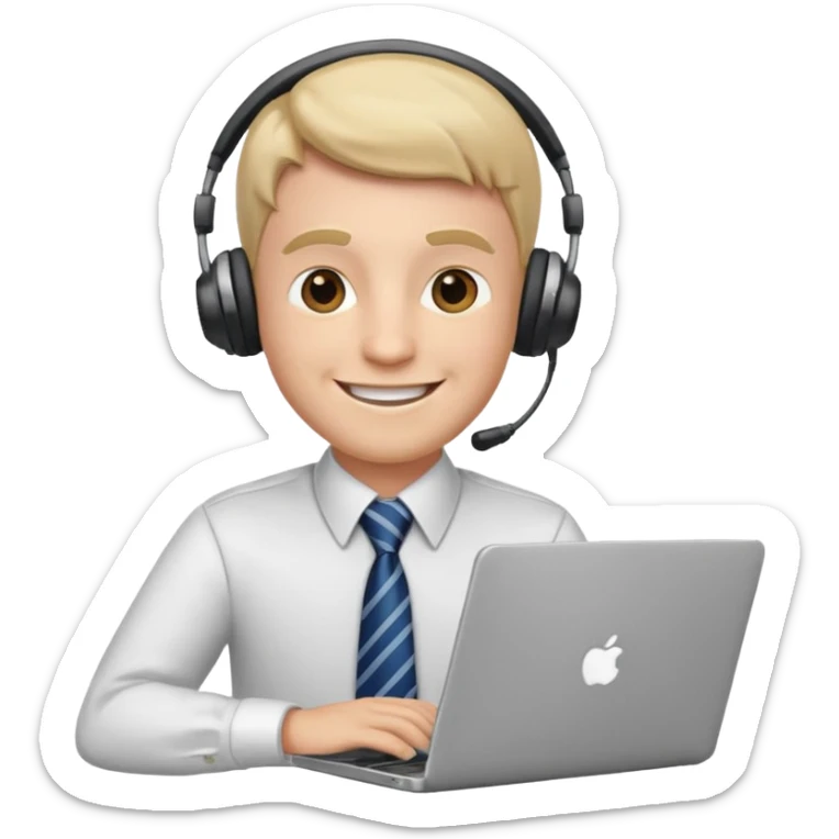 Por favor hace un emoji para una empresa de community manager, tiene que ser profesional, atractivo, elegante y empresarial, como así tambien tiene que ser hombre en los emojis sticker