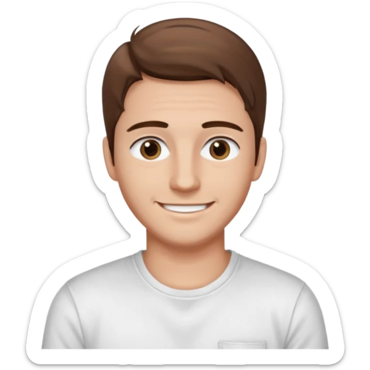 Kjekk mann (lys i huden) som har pynta seg. Har på seg Jeans  og håret skal være  midtskill og fargen på håret er brunt. Litt øyevipper men ikke mye og litt mørke brun. Skal se HOT Å SEXY UT smile mer!!! Ca 20 år gammel. HVIT T-SKJORTE sticker