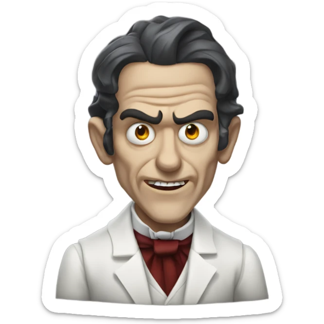 The character Mr. Hyde from the book The Strange Case of Dr. Jekyll and Mr Hyde sticker