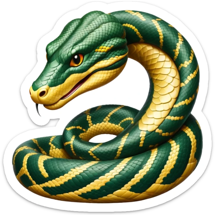 cinematic-noble-anaconda-portrait-emoji,-poised-and-imposing,-with-a-massive,-sinuous-build-draped-in-intricately-patterned-scales-and-piercing,-focused-eyes,-simplified-yet-sharp-and-sophisticated-features,-highly-detailed sticker