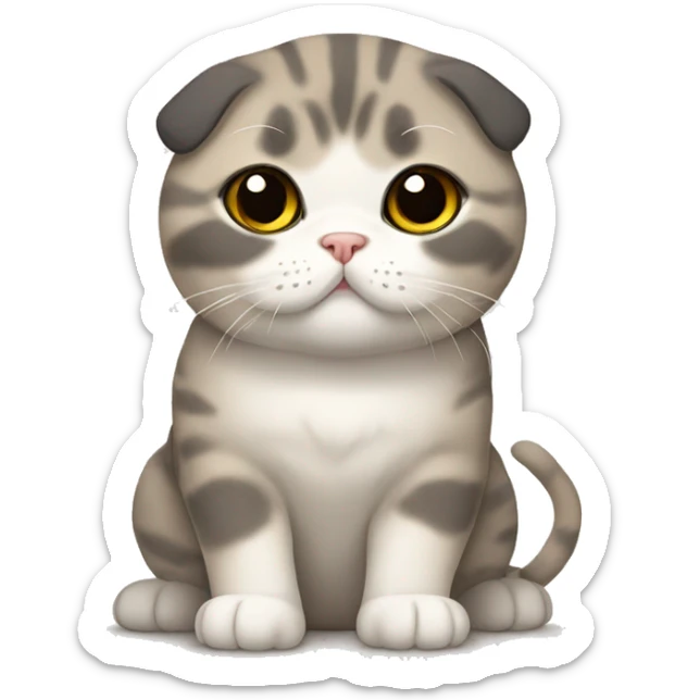 Scottish fold sticker