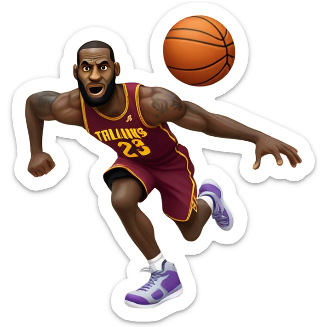 lebron sticker