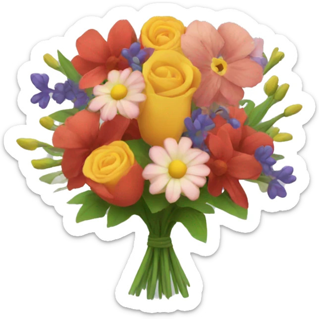 Flower bouquet  sticker