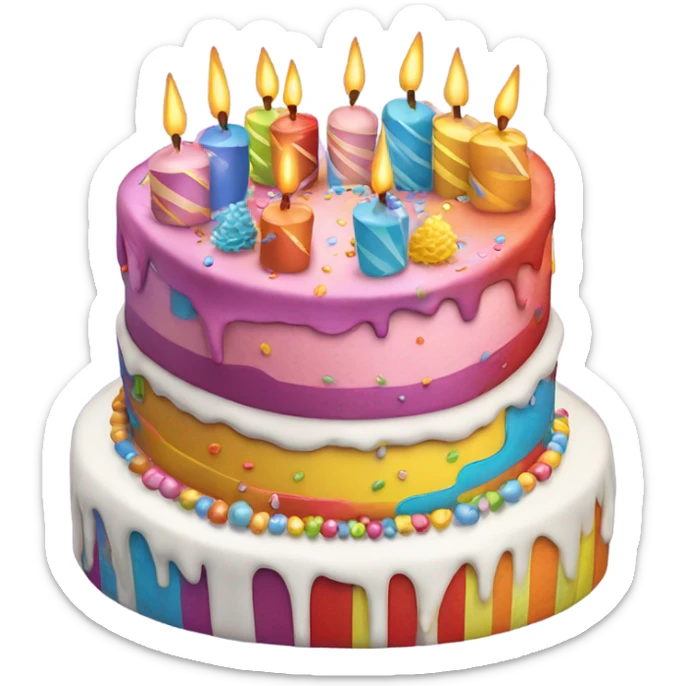 Happy birthday sticker