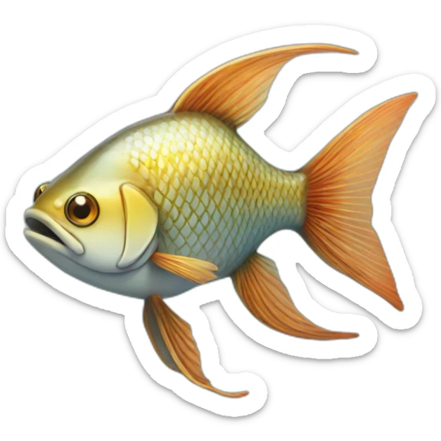 spiritual fish sticker