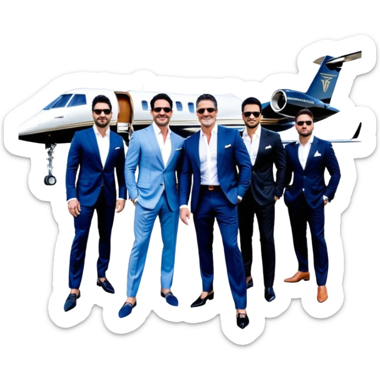 Grant Cardone, Tai Lopez, Josh King Madrid, Alex Hormozi, Iman Gadzhi, Daniel G, Branden Condy, Patrick Bet-David, Dan Henry, Luke Belmar, Shelby Sapp, Leila Hormozi, Tefi Valenzuela, business, influencers, friends, rich millionaire success lifestyle, private jet , supercars, success, sales sticker