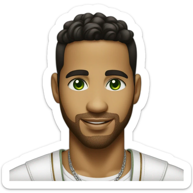 Romeo santos album formula 3 happy with blond green eyes girl sticker