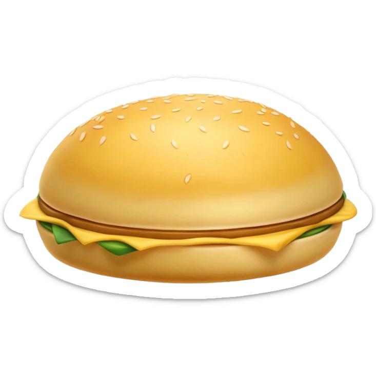 Colombian Arepa Cinematic Realistic Colombian Arepa Dish Emoji, depicted as a single, golden arepa with a crisp exterior and soft interior, rendered with lifelike textures and warm, inviting lighting. sticker