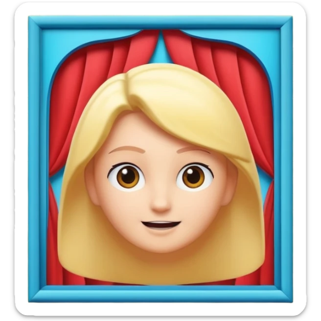 A 3D cartoon movie advertisement poster hanging on a wall, colorful cinematic design, visible border, flat lighting, Memoji-style. sticker