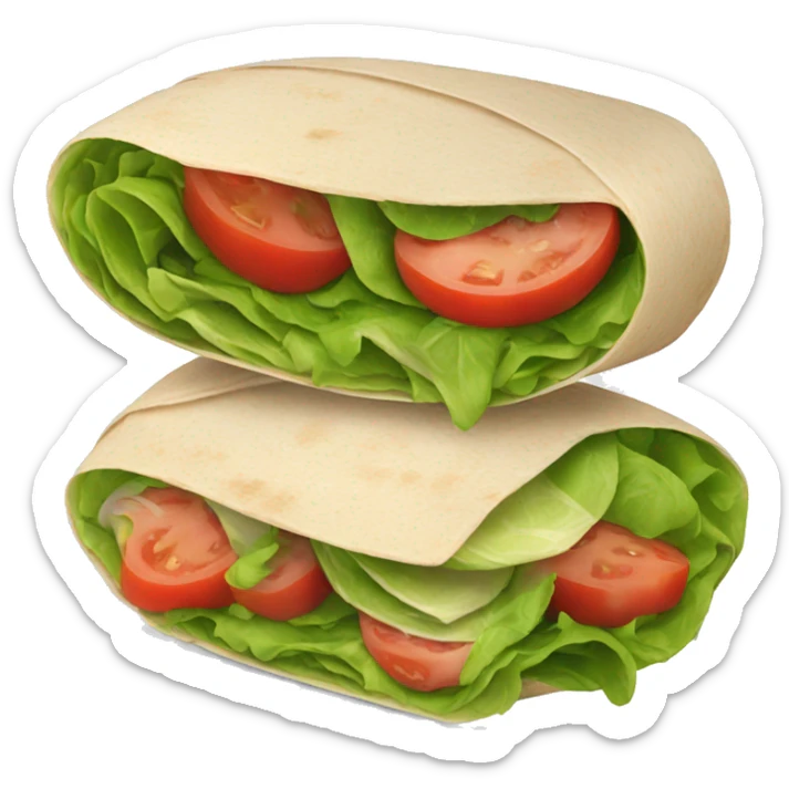 healthy wrap sticker