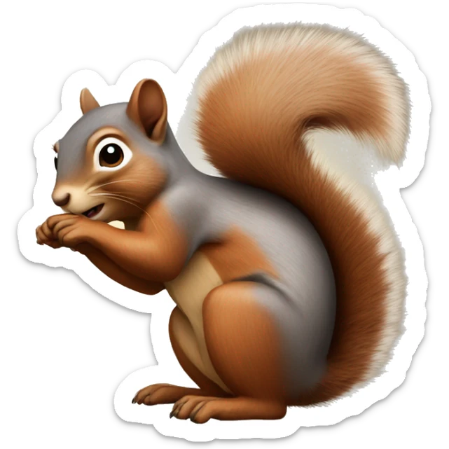 squirrel sticker