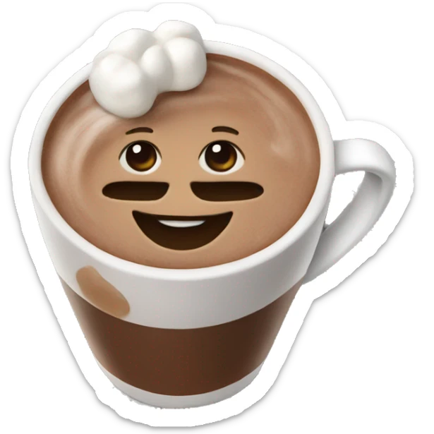 Hot chocolate  sticker