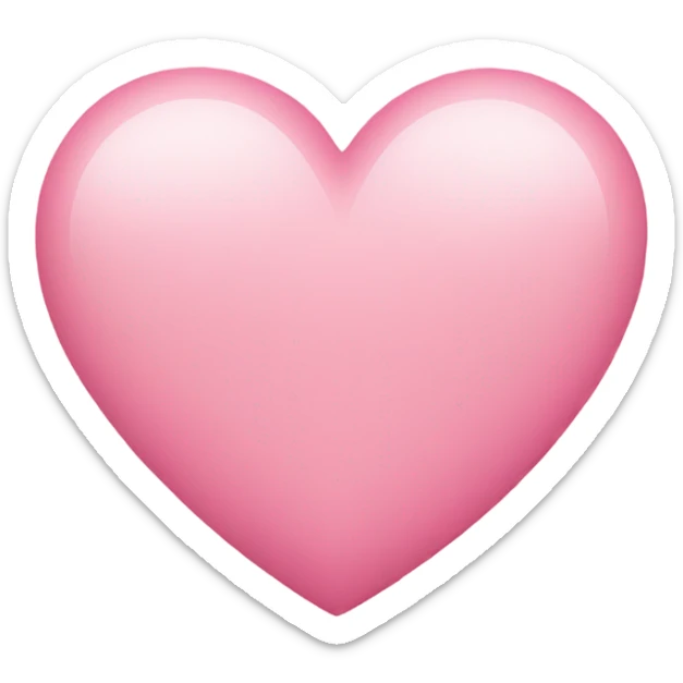 pink heart sticker