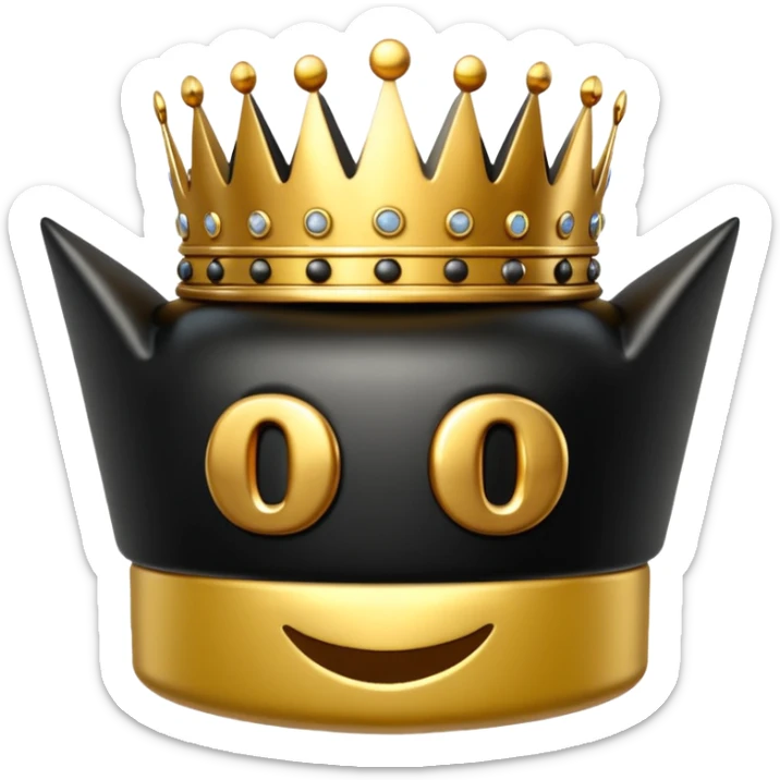 TBC Logo Emoji

Glossy 3D emoji of the letters TBC with a golden crown on top, black and gold color theme, royal and tactical vibe. sticker