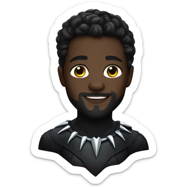 black panther  sticker