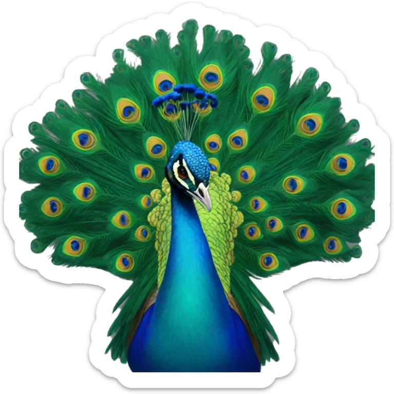 Peacock  sticker