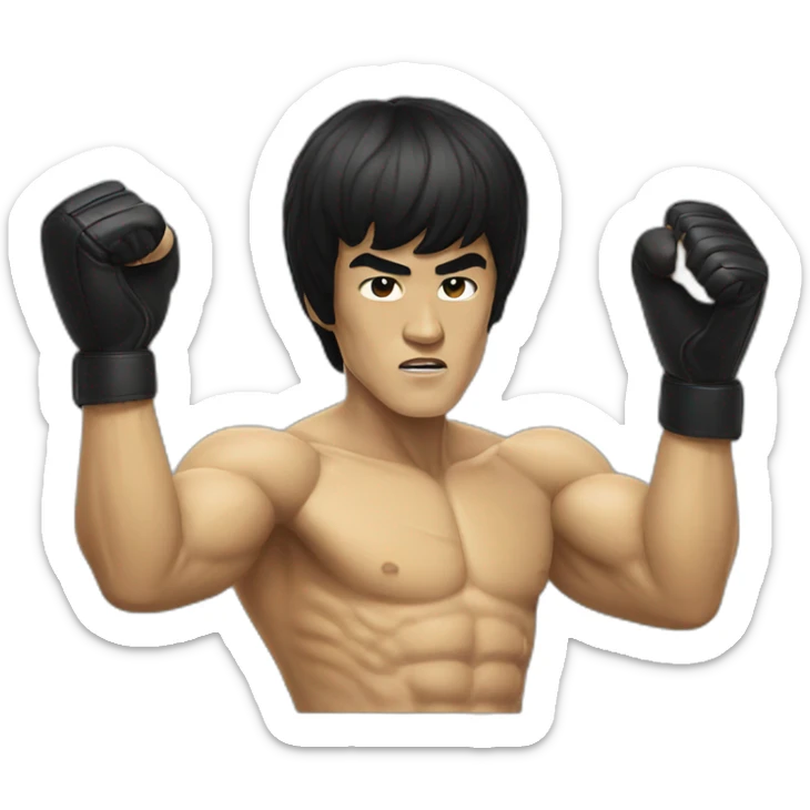 Bruce lee sticker