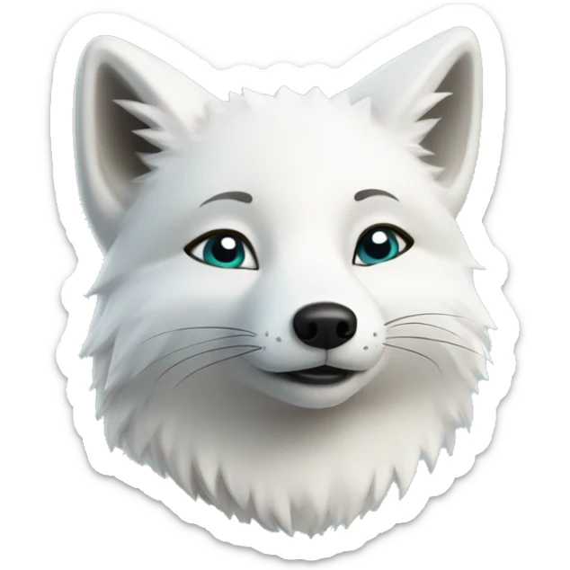 arctic fox sticker