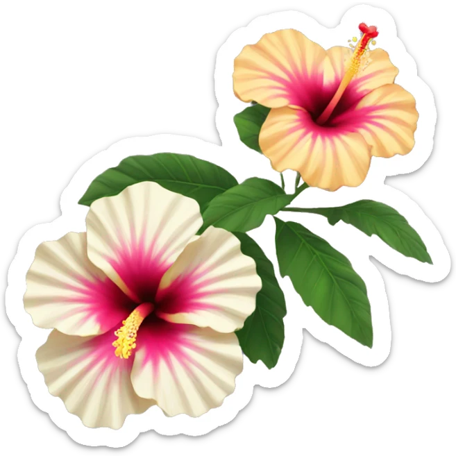 Hibiscus sticker