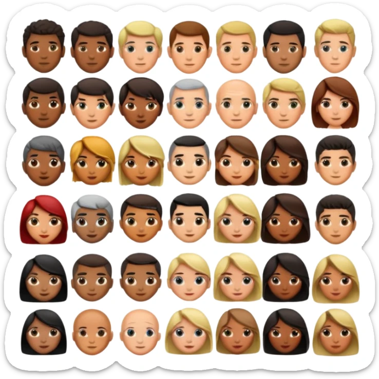 collection of avatars with famous tv shows and movies most icone characters sticker