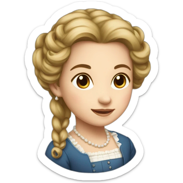 Mary Loulady Youngest Girl in 1770 is 20 sticker