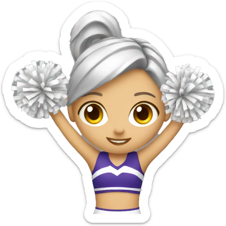 Cheerleader sticker
