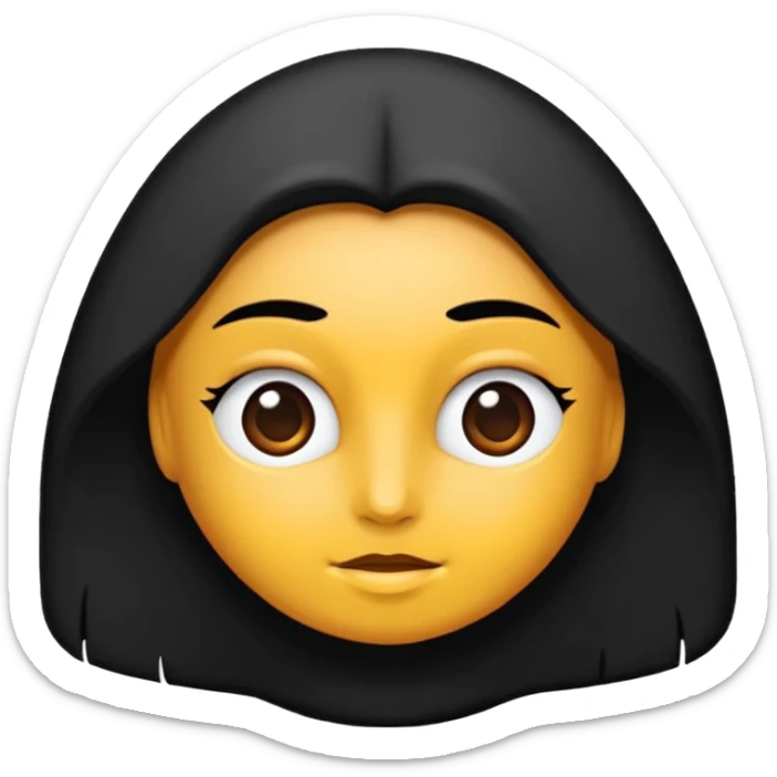 Kızıl kıvırcık kısa saçlı, beyaz tenli badem gözlü kadın emojisi sticker