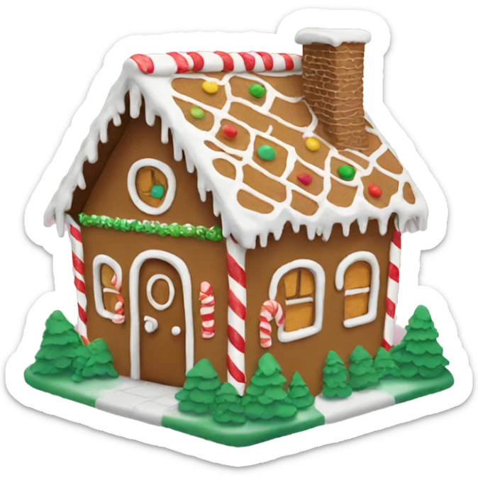 Gingerbread house  sticker