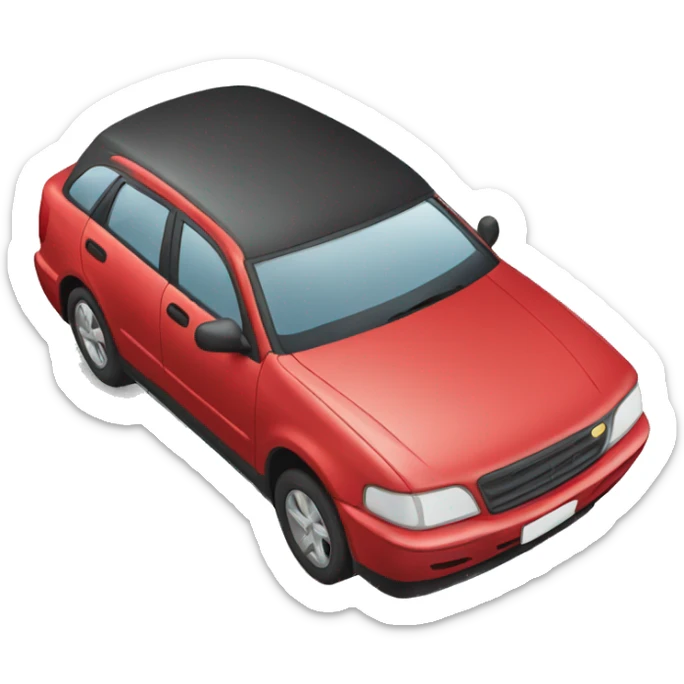 red car sticker