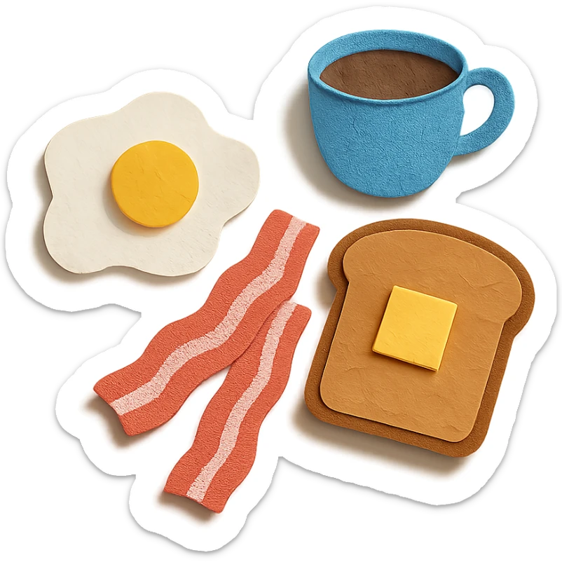 breakfast sticker