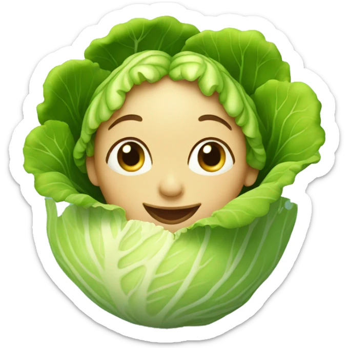 Cabbage mama sticker