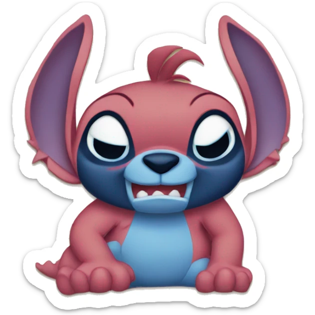 Stitch from lilo and stitch sticker