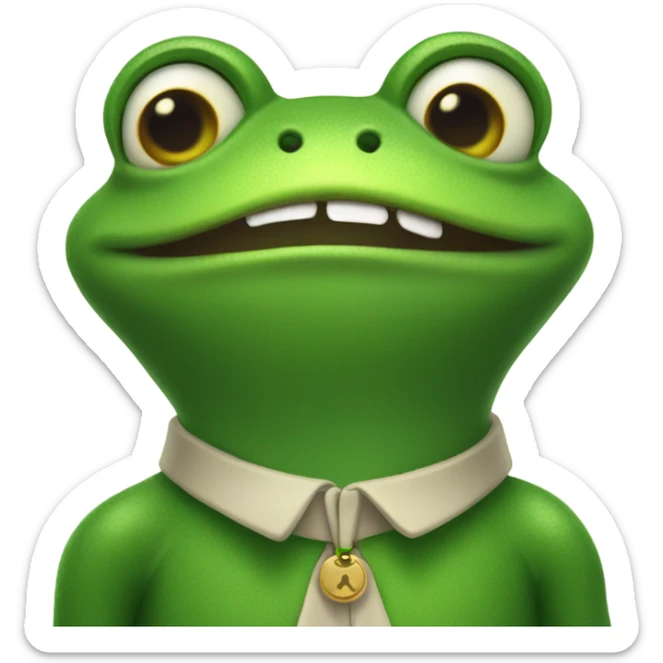 Kermit the frog sticker