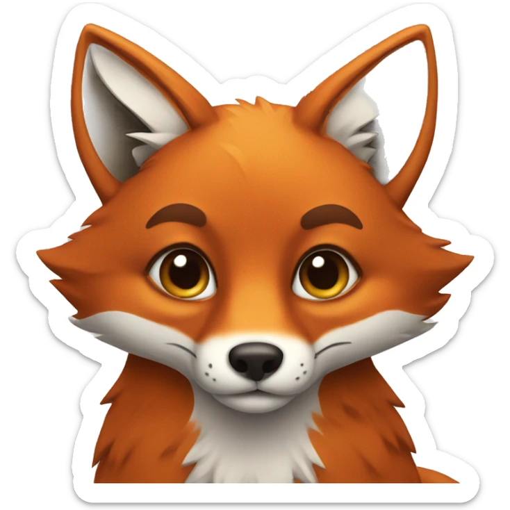 Fox sticker