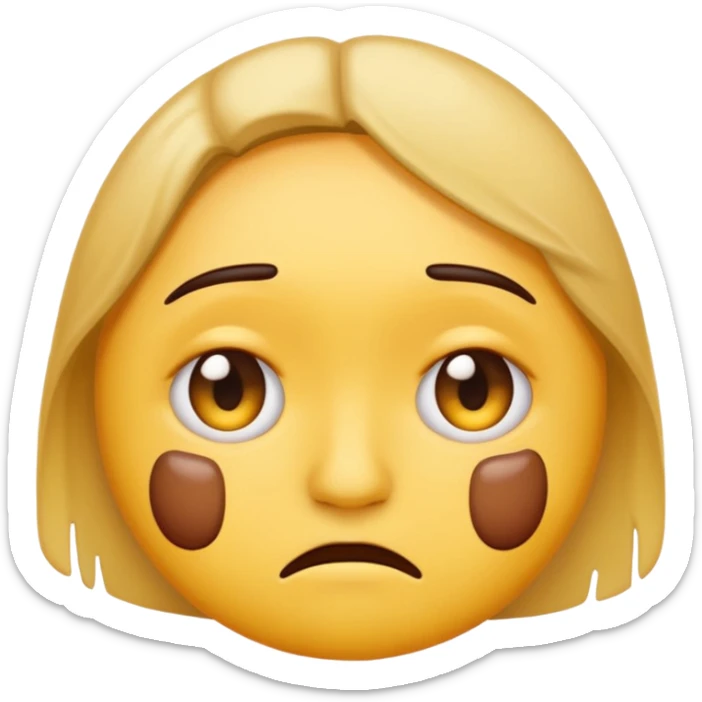 sad emoji with bruise under eye
no i would like skmilar to smiling face holding up tearsnot tears just bruise🥹this wmoji but with one bruise instead of tears sticker