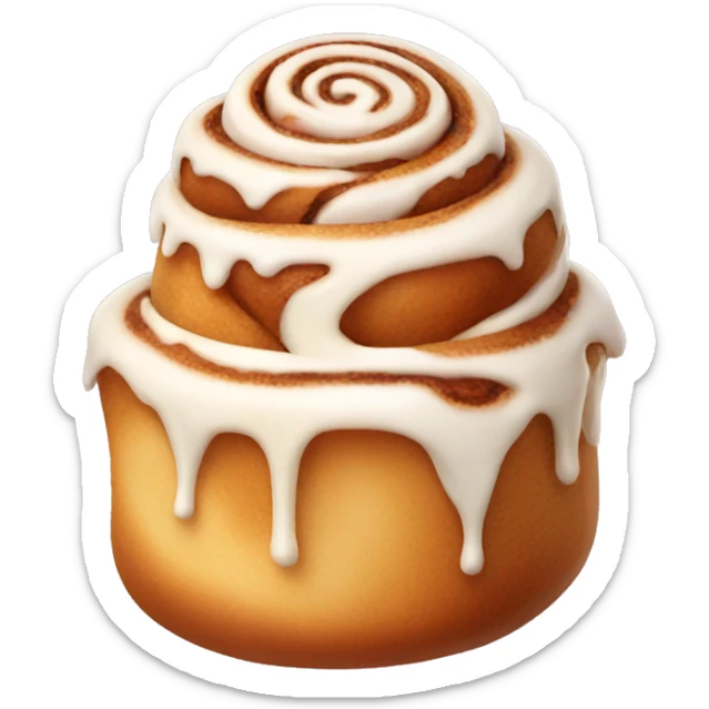 Cinnamon roll sticker