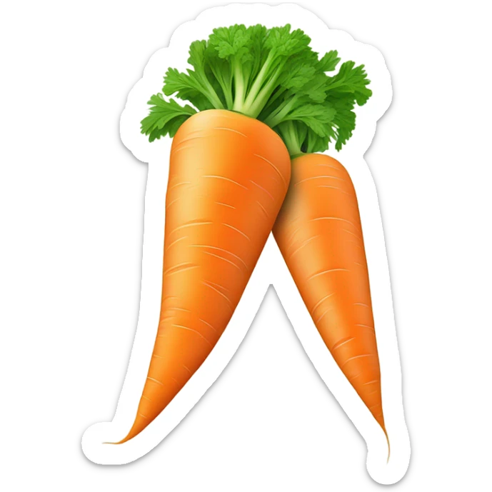 Carrot sticker
