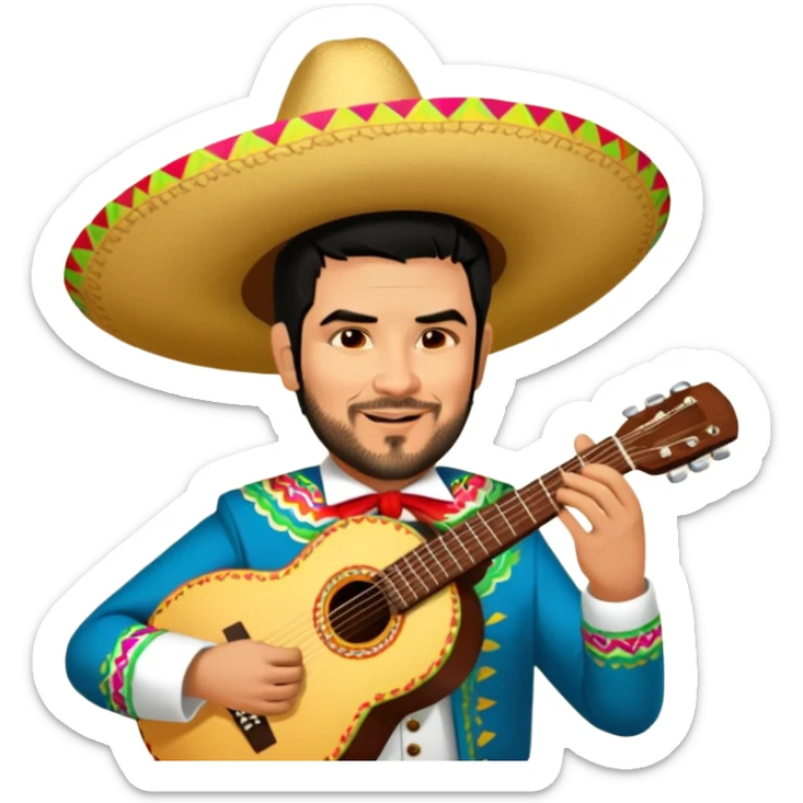 Mariachi Musician sticker