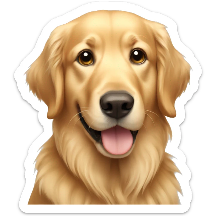 Golden retriever sticker