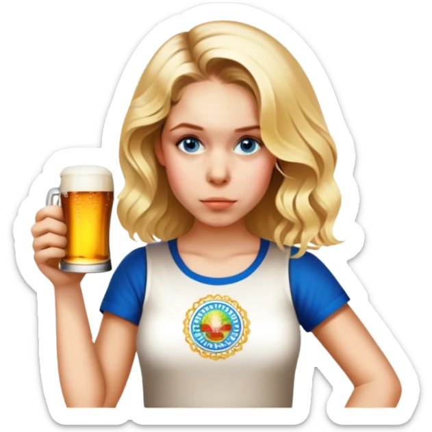 Cerveza Drinker sticker