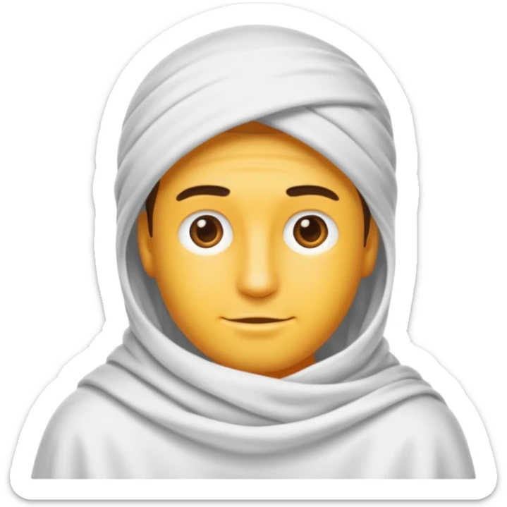 Neem de 2de persoon die je net genereerde. Maak zijn volledige lichaam en laat hem zo een afwegings gebaar maken met zijn handen sticker