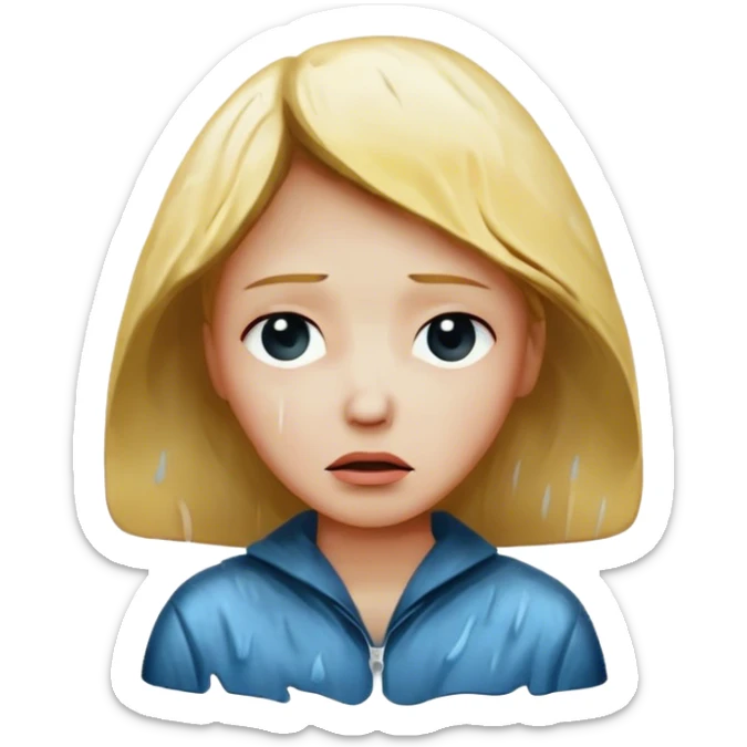 Icon for Drama Movies: A vintage movie poster-style design with intense emotional elements, like a lone figure in a rainstorm, a tear-streaked face, or dramatic lighting. Include subtle symbols of heartache and struggle. Bold typography, cinematic feel. Transparent background. sticker