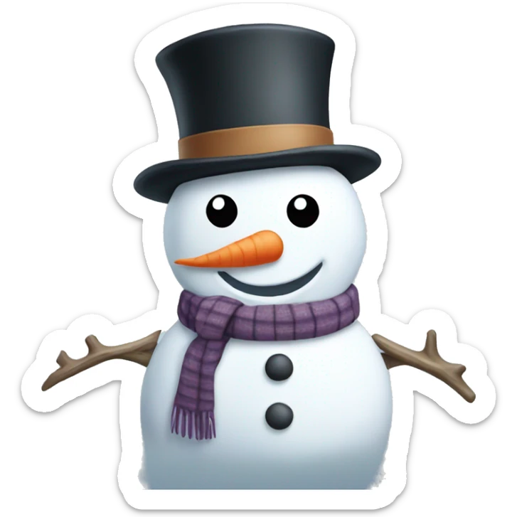 Snowman  sticker