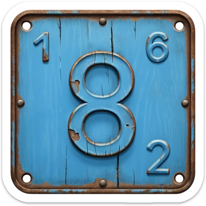  QUE NO TENGA CARA QUE SEA SOLO LOS NUMEROSM ,UN EMOJI CON LOS NUMEROS 6°2 que sea solo un cartel sticker