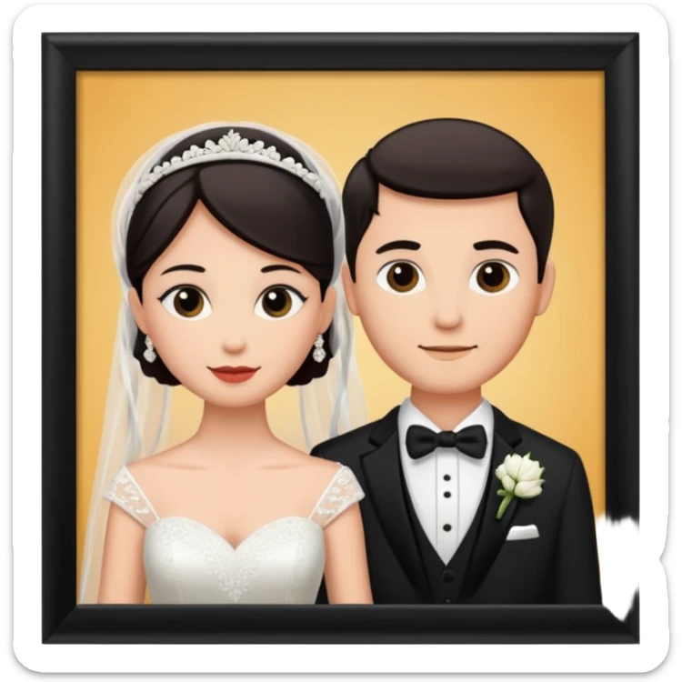 wedding sticker
