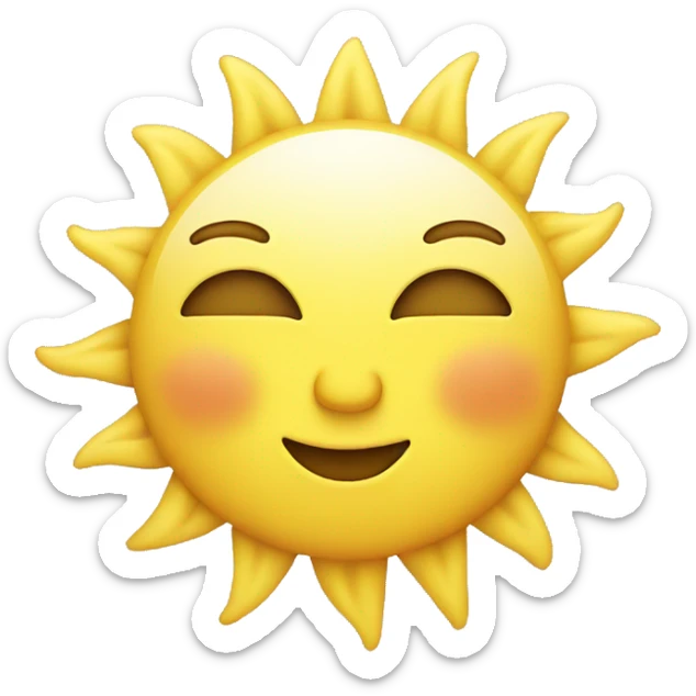 Sunshine sticker