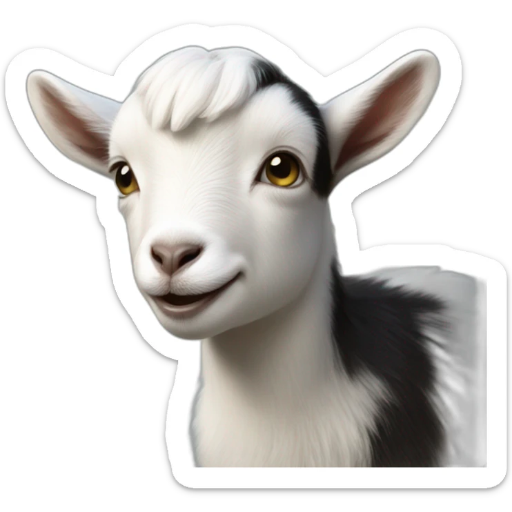 Baby goat sticker