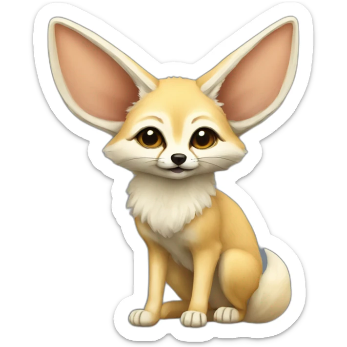 Fennec sticker