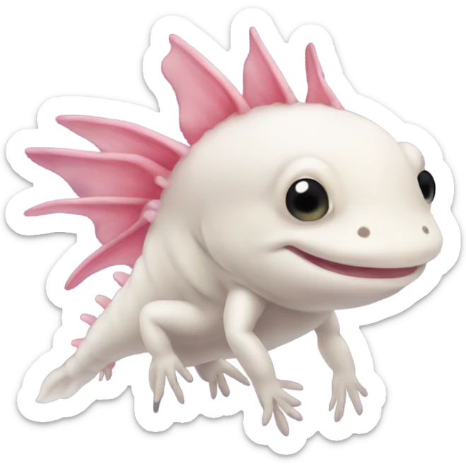 Axolotl sticker