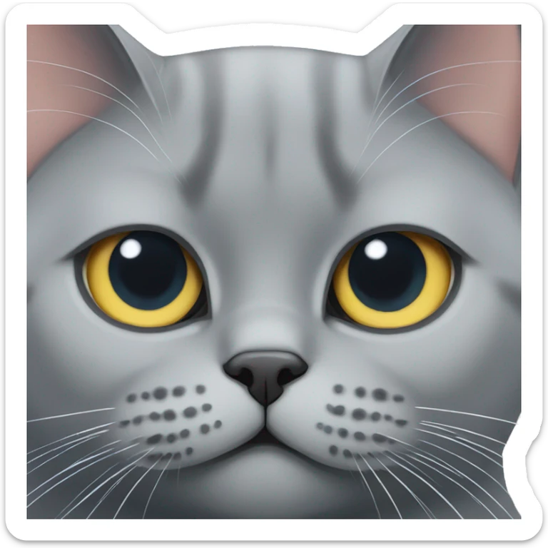 british shorthair cat  sticker